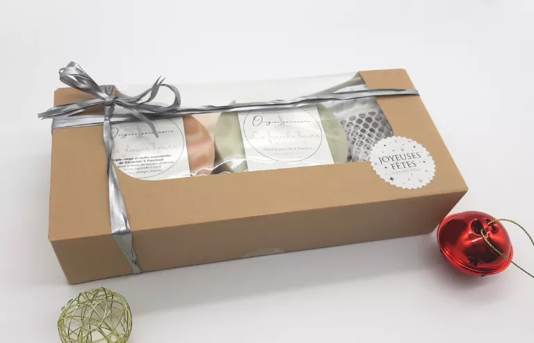 COFFRET TRIO - 2 savons + 1 filet sauve-savon